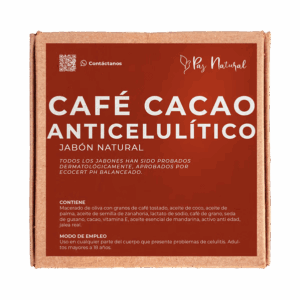 Jabón anticelulítico de café y cacao
