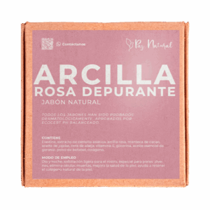 Jabón de arcilla y rosa depurante